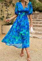 Monica | Elegant Floral Dress
